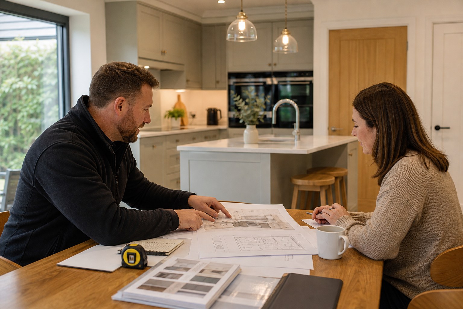 Consultation & planning kitchen fitting service